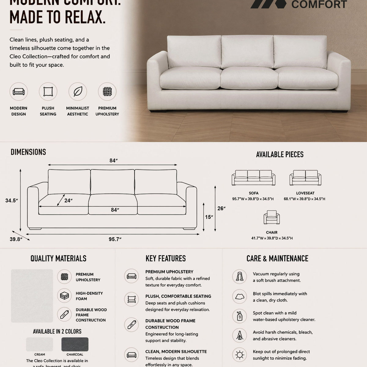 Manhattan Cleo - Sofa