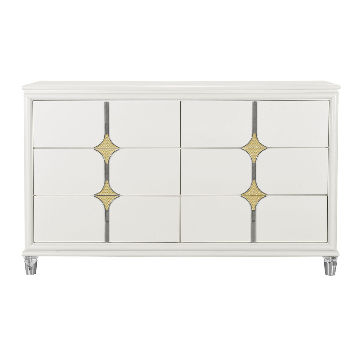 Uriuni - Dresser - Gold / White