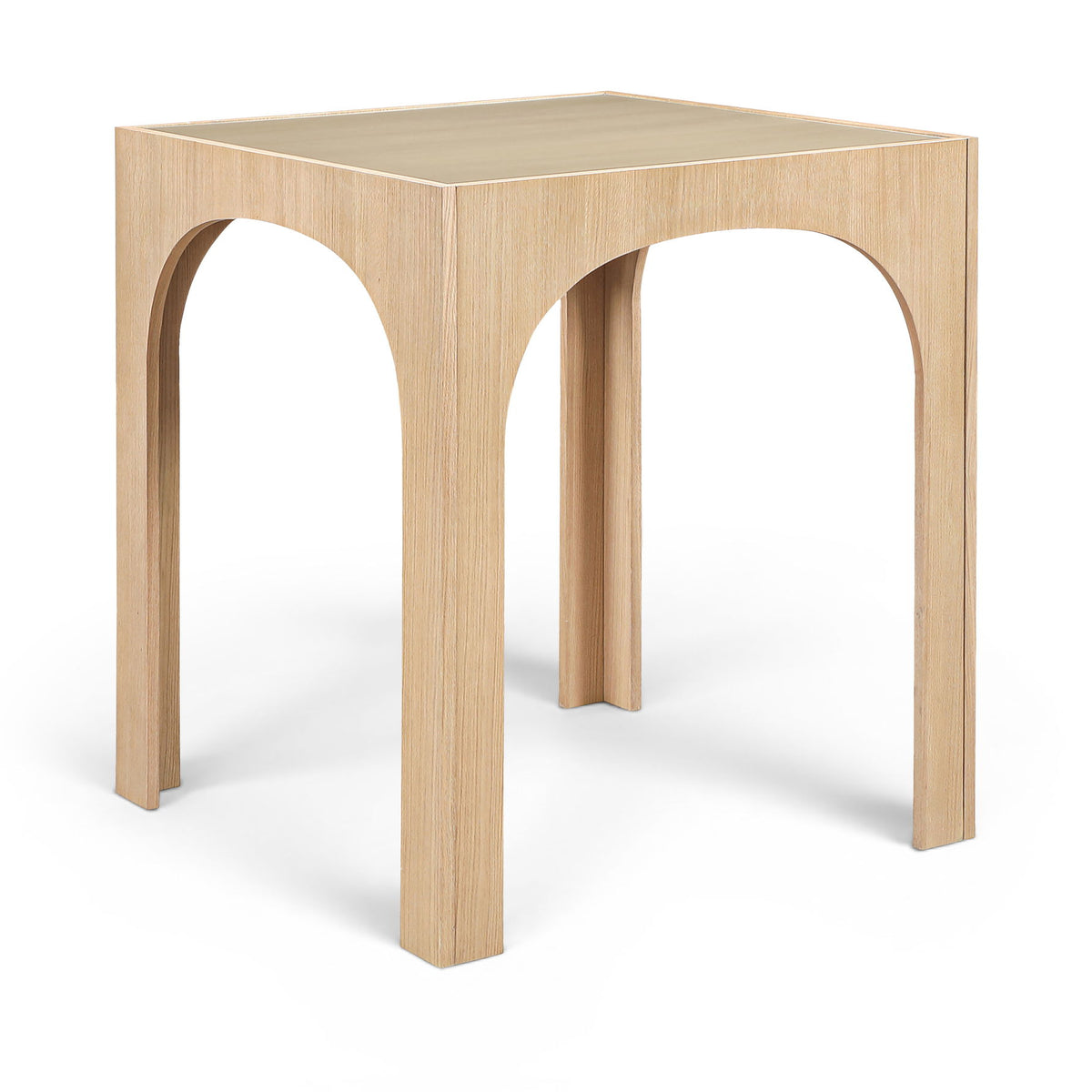 Waldorf - Tempered Glass Top Table