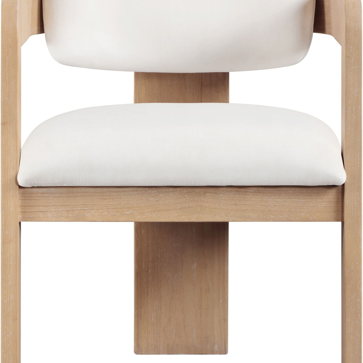 Sacha - Velvet Dining Chair With Natural Base (Set of 2)