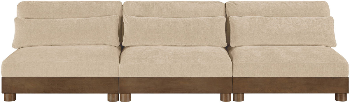 Turin - Fabric Upholstered Modular Armless Sofa