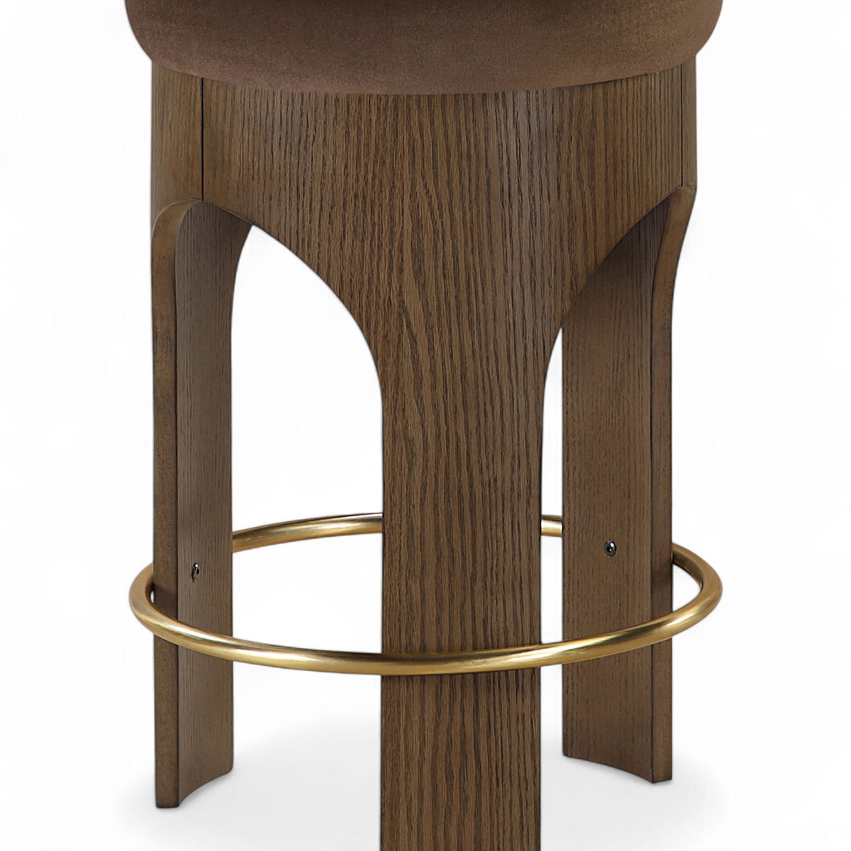 Bocceli - Counter Stool - Brown Base
