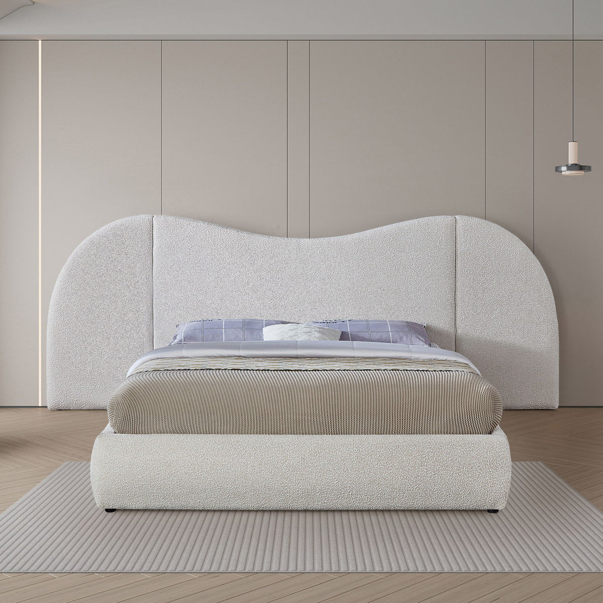 Everest - Boucle Fabric Bed