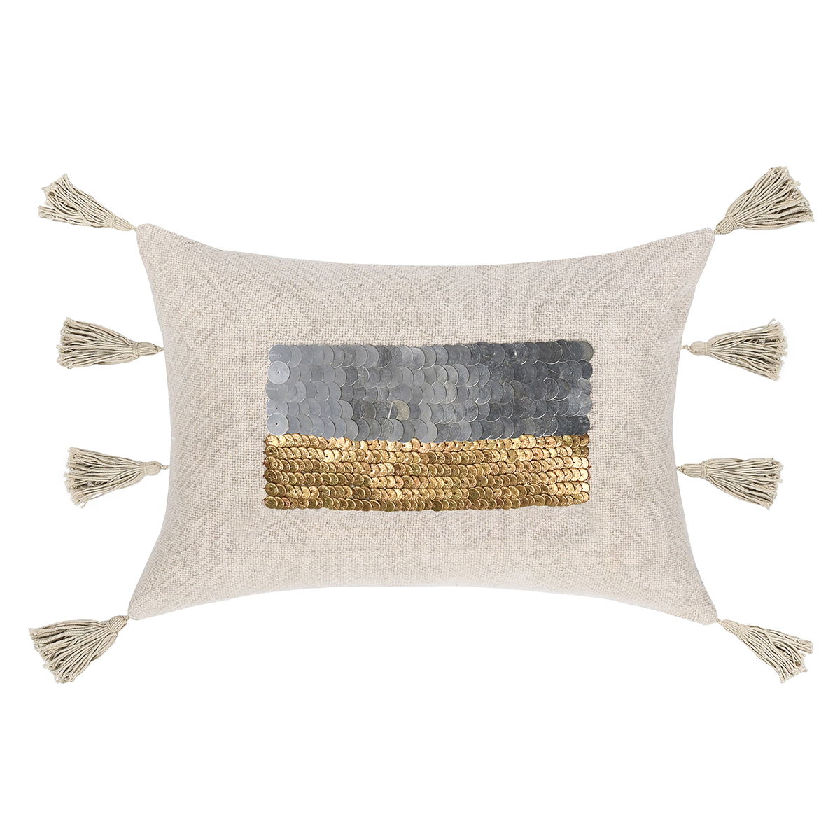 Radiant Oasis - Tanga Pillow 14' x 20' - Natural