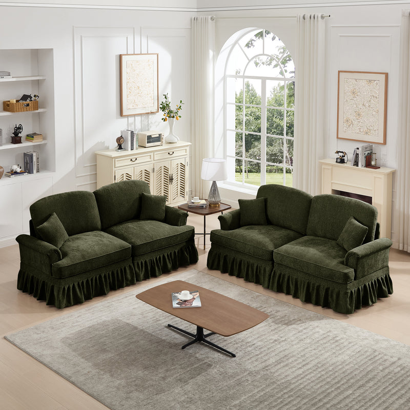 2-Seater Loveseat - Green