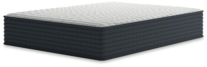 Hybrid 1300 mattress with white quilted top and dark edge