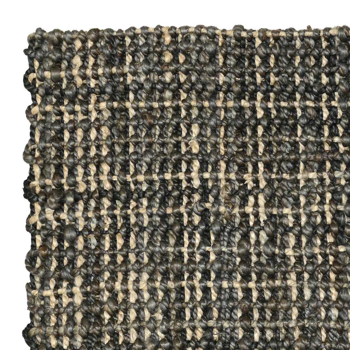 Jute Texture - 9' x 12' Boucle Rug - Gray