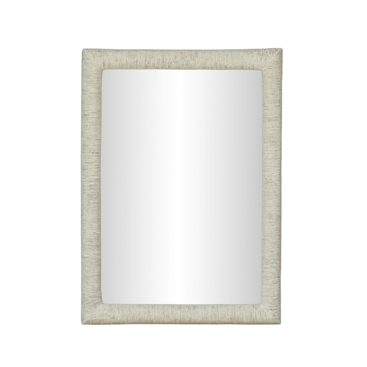 Orpheus - 34" x 47" Ribbed Rectangular Wall Mirror - Faux Stone