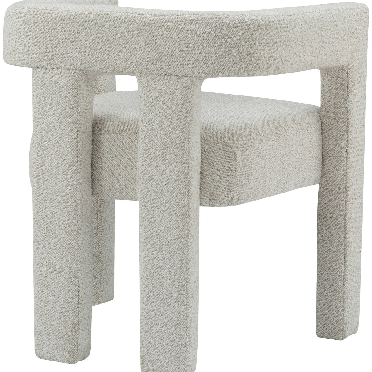 Athena - Boucle Fabric Dining Chair