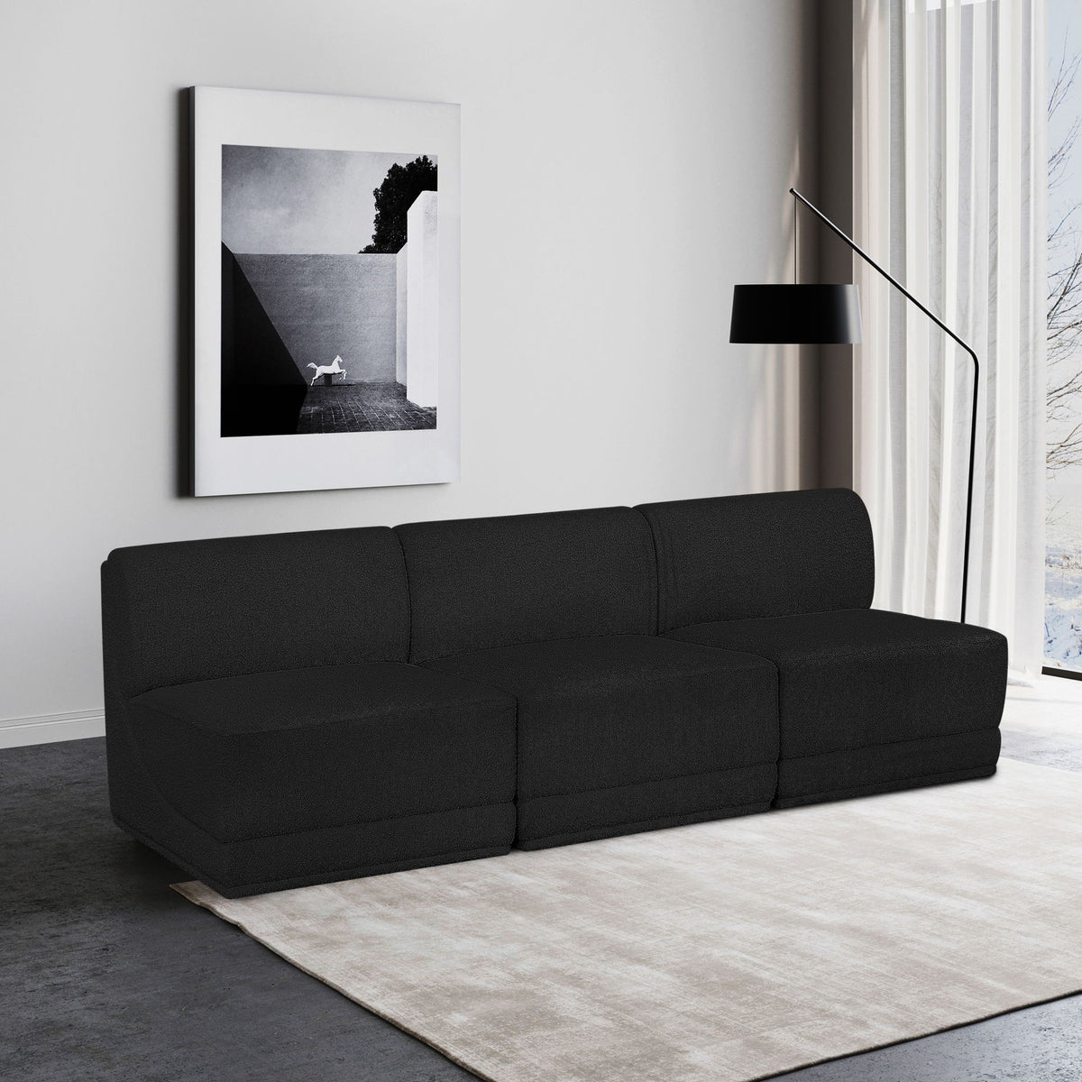 Ollie - 3 Seat Armless Modular Sofa