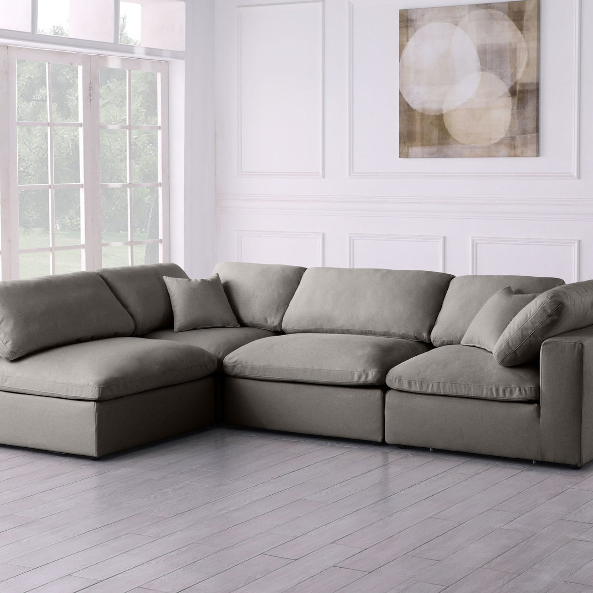 Plush - 4 Piece Modular Sectional