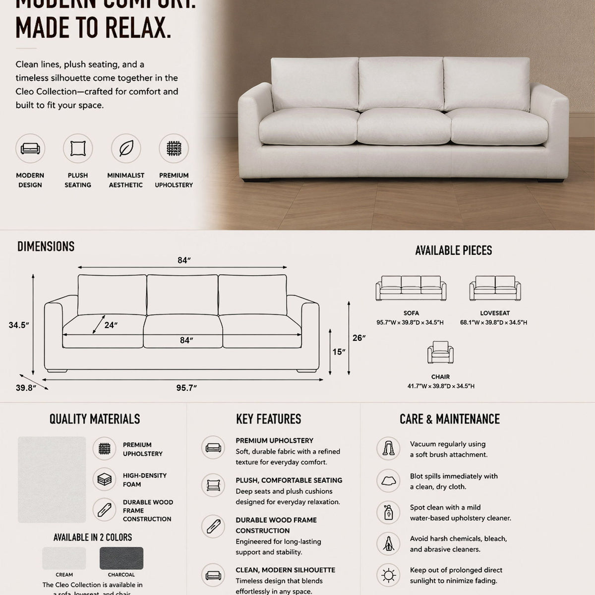 Manhattan Cleo - Sofa