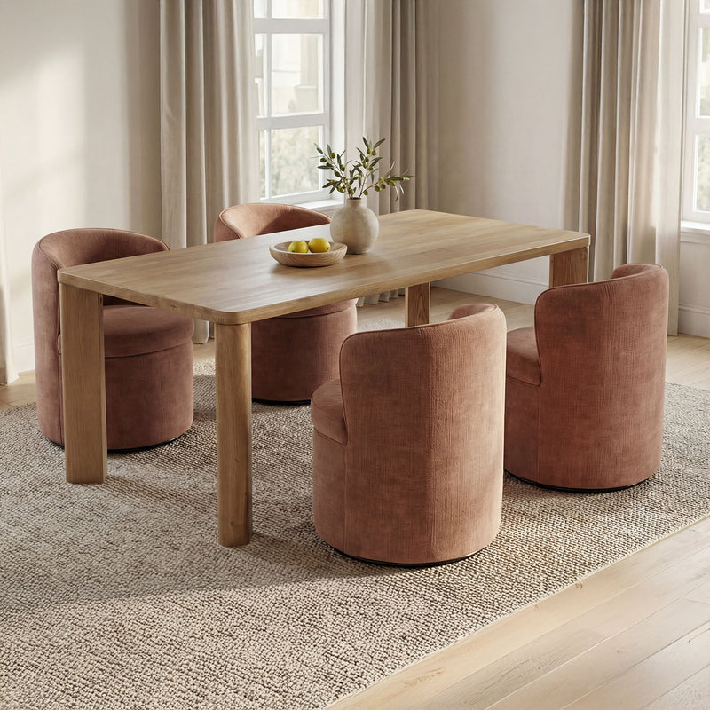 Segment - Small Dining Table - Dark Brown