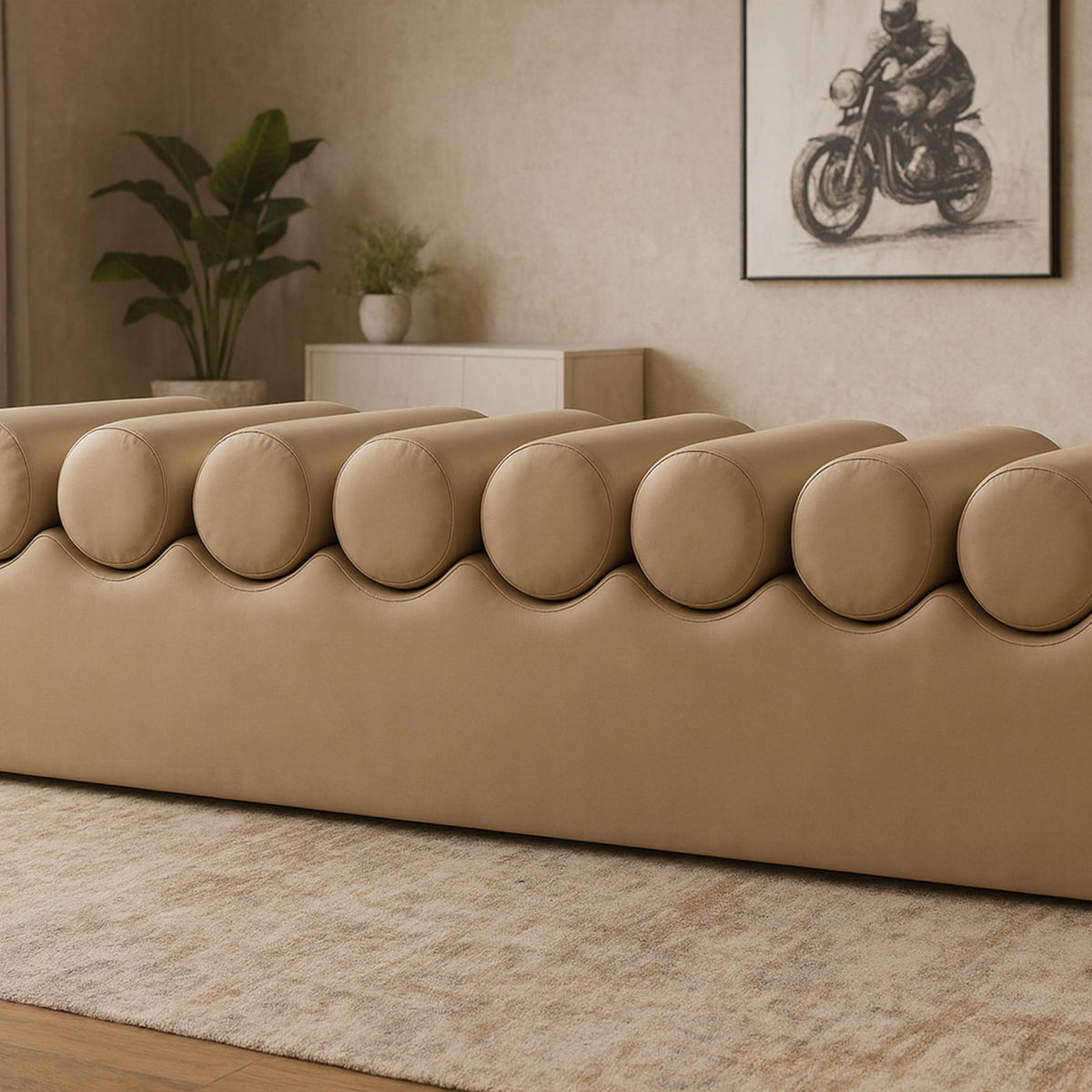 Rumble - Faux Leather Bench