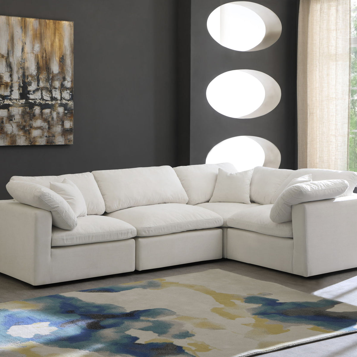 Plush - 4 Piece Modular Sectional
