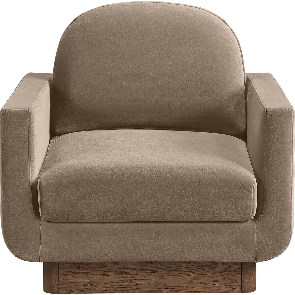 Diviento - Velvet Performance Fabric Upholstered Accent Chair