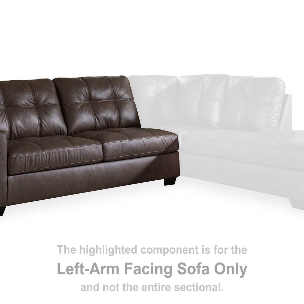 Barlin Mills - Laf Sofa - Umber