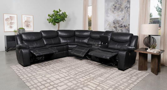 Sycamore - LAF Power Loveseat - Gray