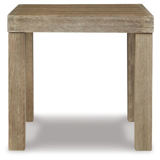 Silo Point - Square End Table - Brown