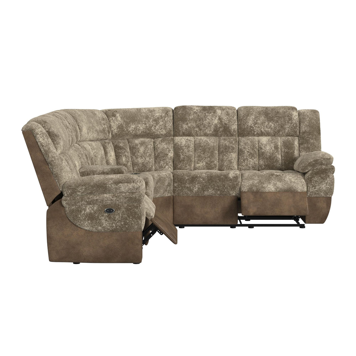 Santorini - Armless Chair - Dillon / Shire Cappuccino