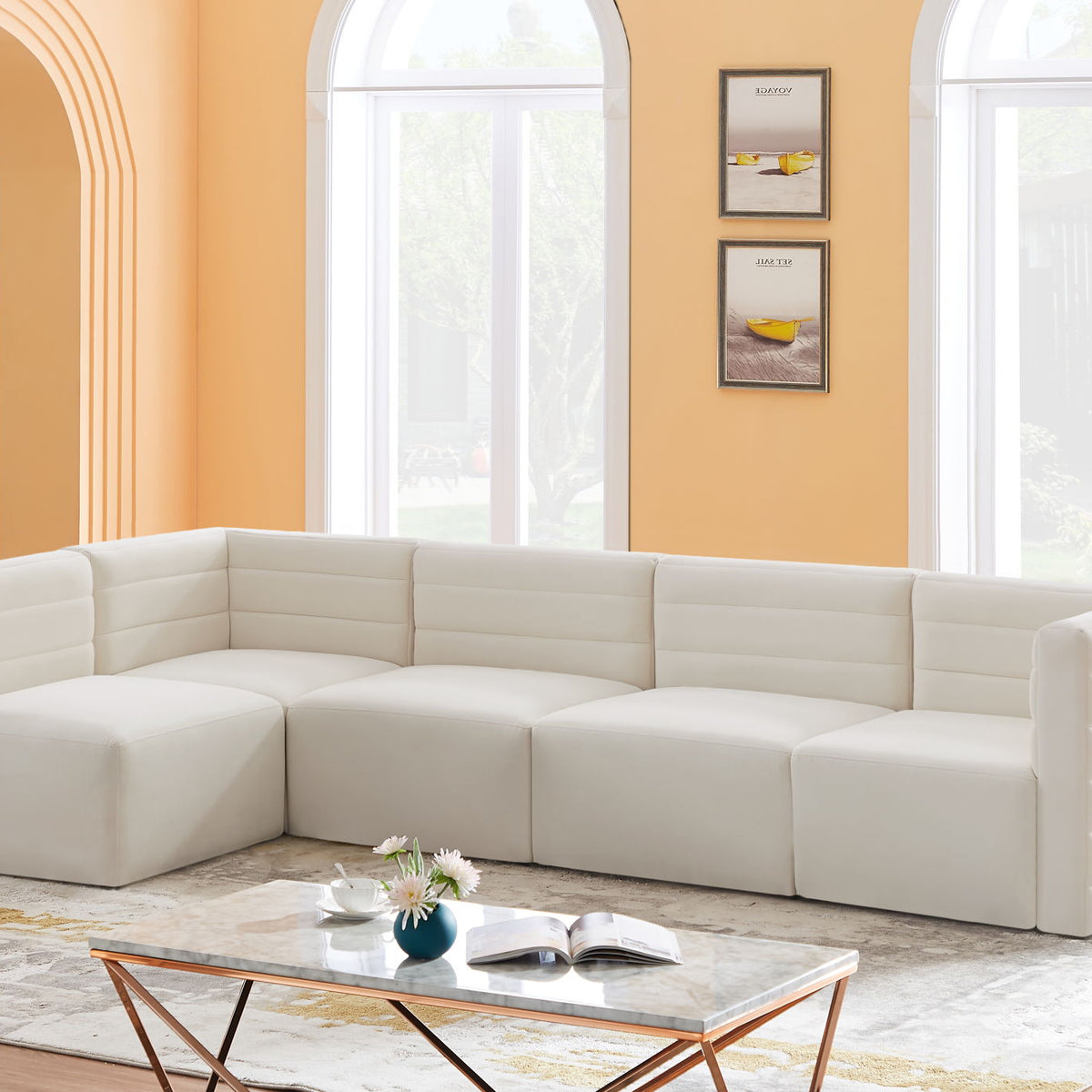 Quincy - 5 Piece Modular Sectional
