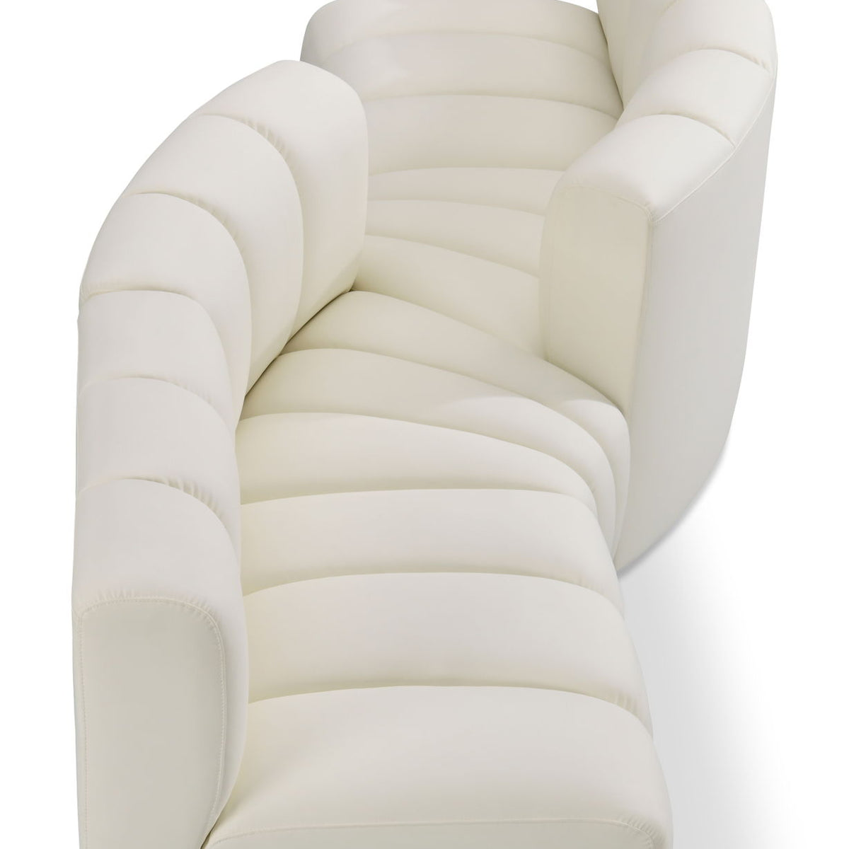 Arc - Faux Leather 4 Piece Sofa