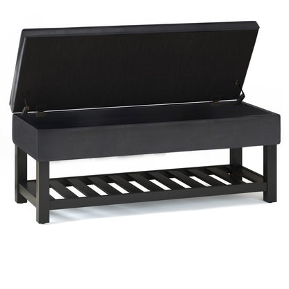 Cosmopolitan - Storage Ottoman Bench With Open Bottom