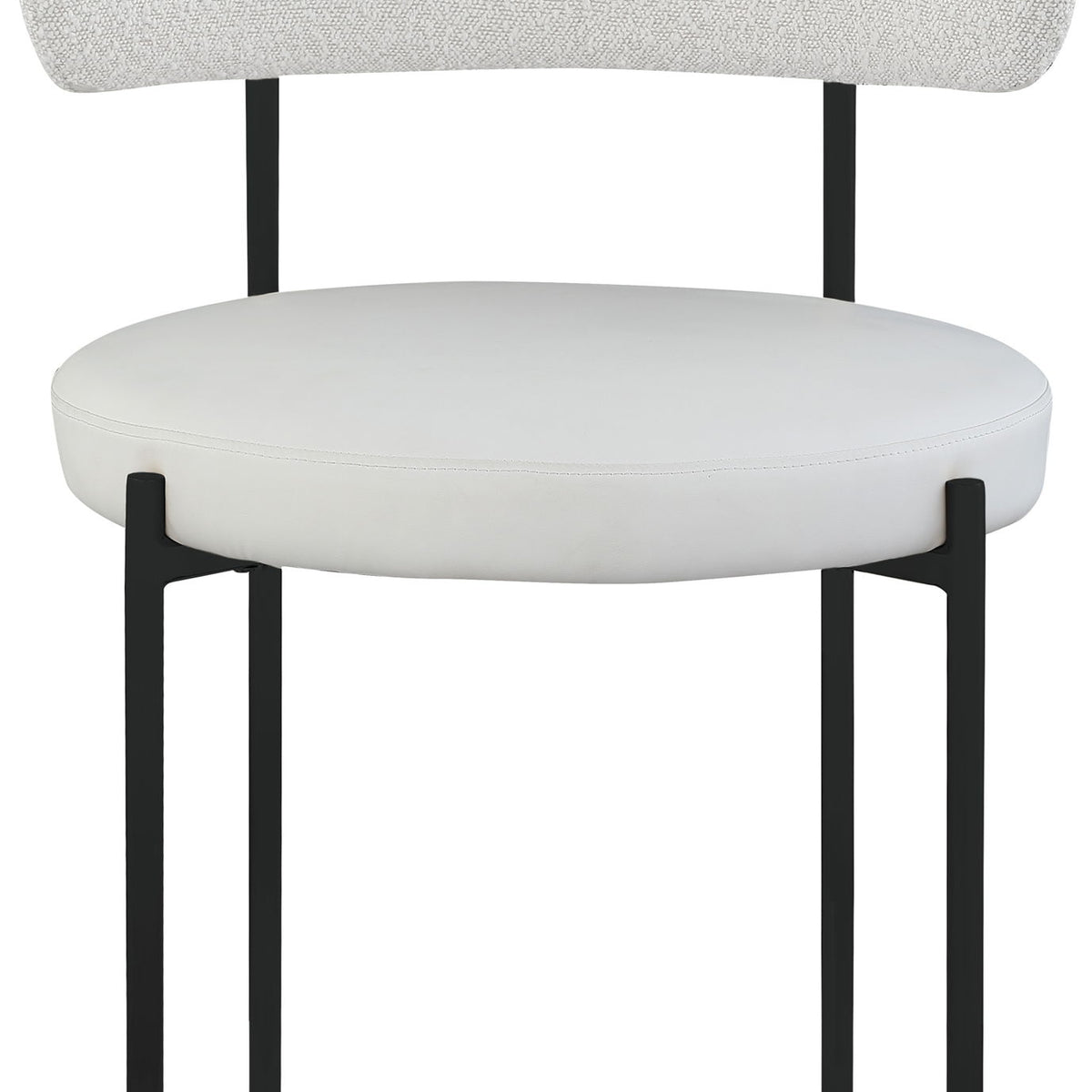 Beacon - Faux Leather Dining Chair With Black Legs (Set of 2)