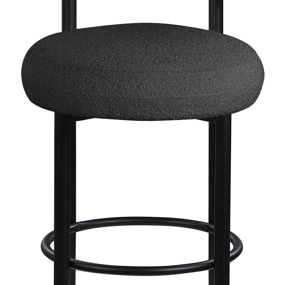 Bordeaux - Stool With Black Legs (Set of 2)
