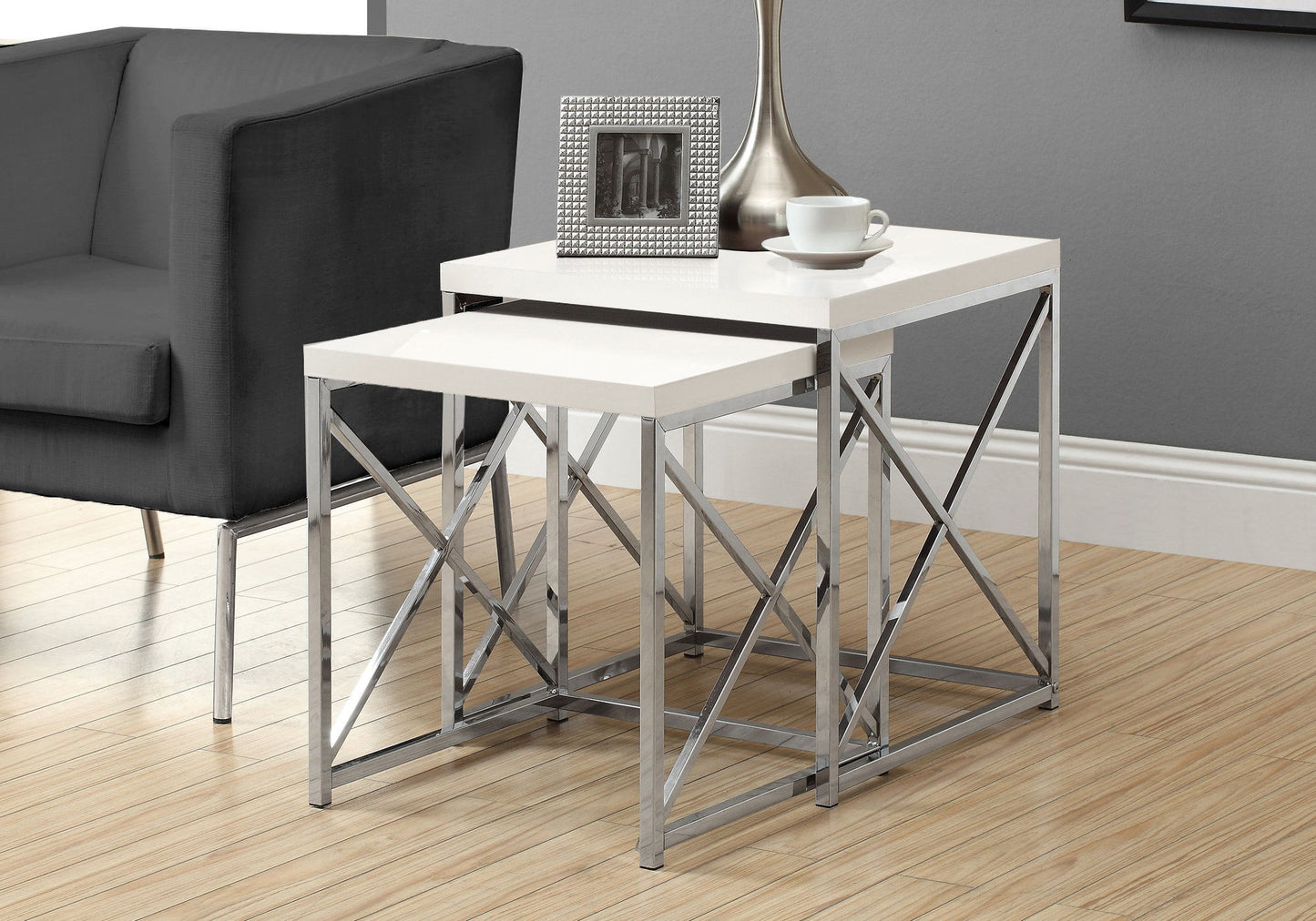 Nesting Table, Accent, Contemporary & Modern (Set of 2)