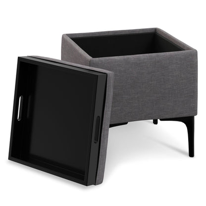 Natasha - Multifunctional Storage Ottoman With Tray