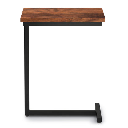 Gowen - C Side Table - Dark Cognac Brown