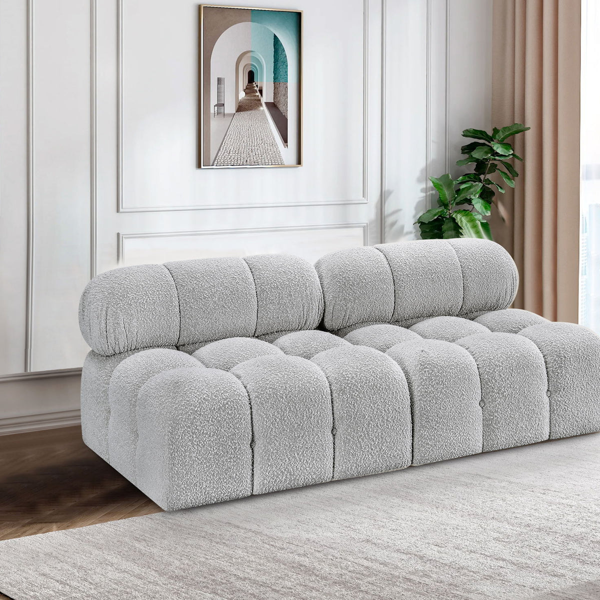 Ames - 2 Seat Modular Armless Sofa