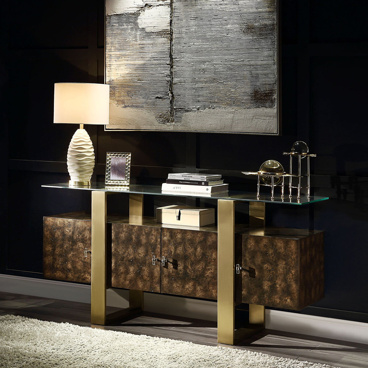 Mabyn - Console Cabinet - Brown