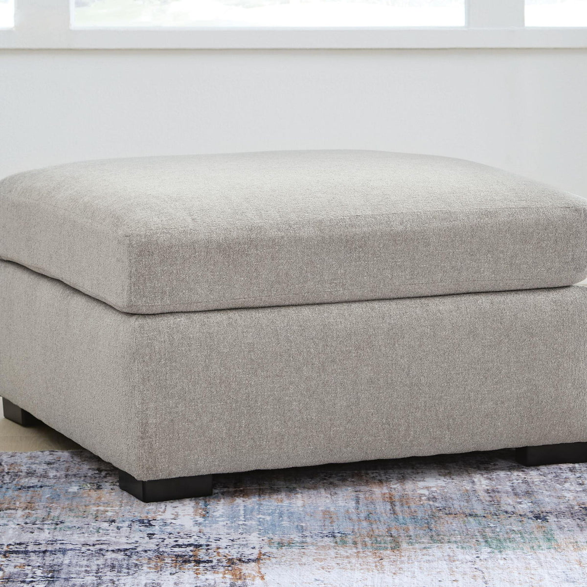 ModMax Luxe - Oversized Accent Ottoman - Flint