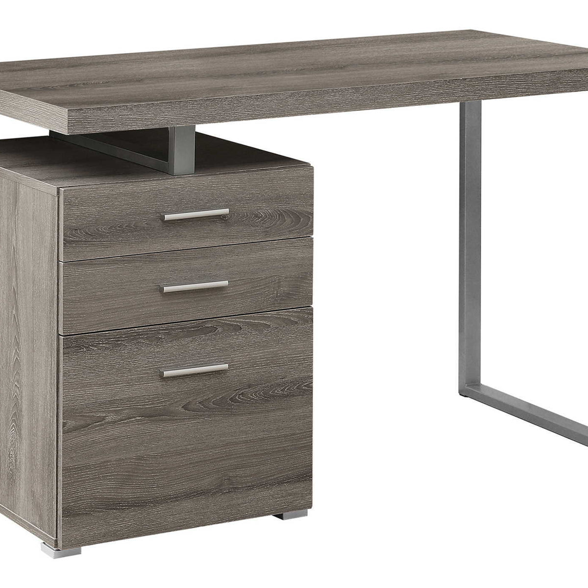 Computer Desk Left Right Set-Up Storage Drawers For Home Office
