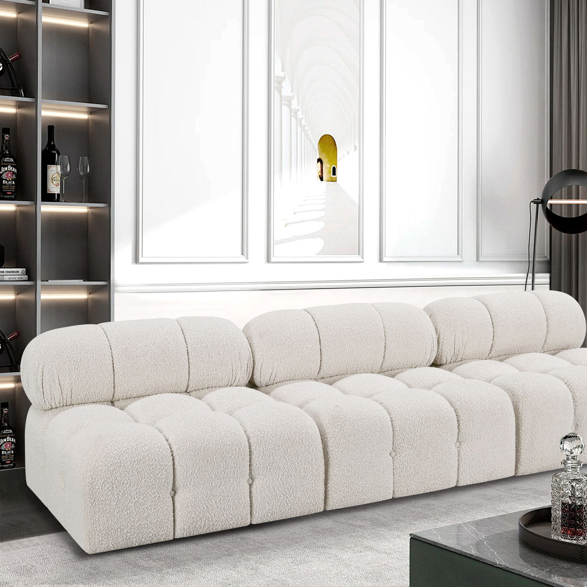 Ames - 3 Seat Modular Armless Sofa