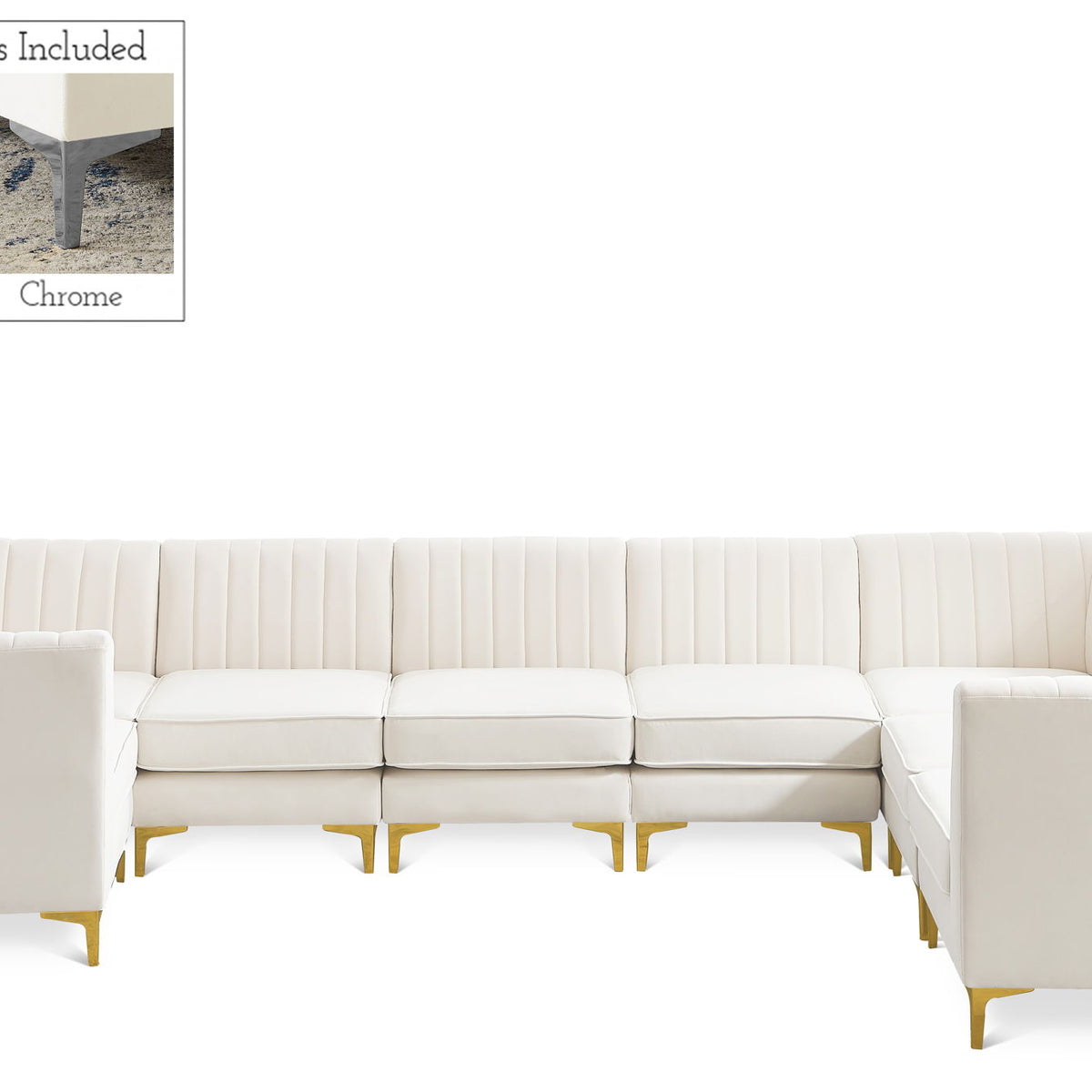 Alina - 8 Piece Modular U-Shaped Sectional