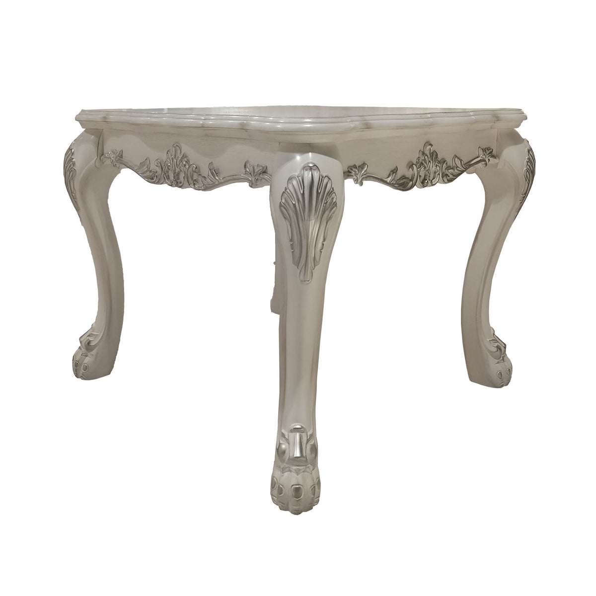 Dresden - End Table - Bone White