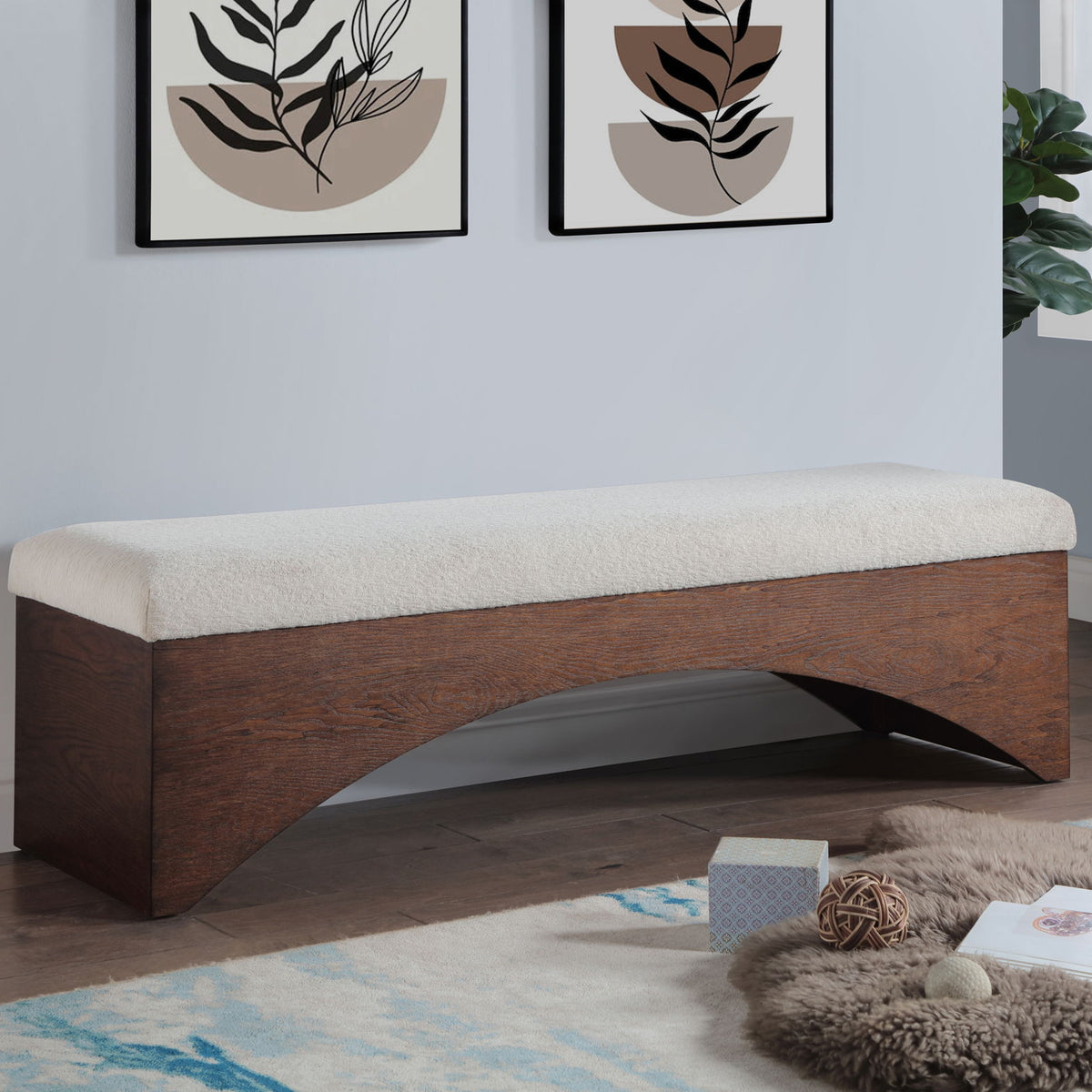 Lawson - Bench With Brown Base