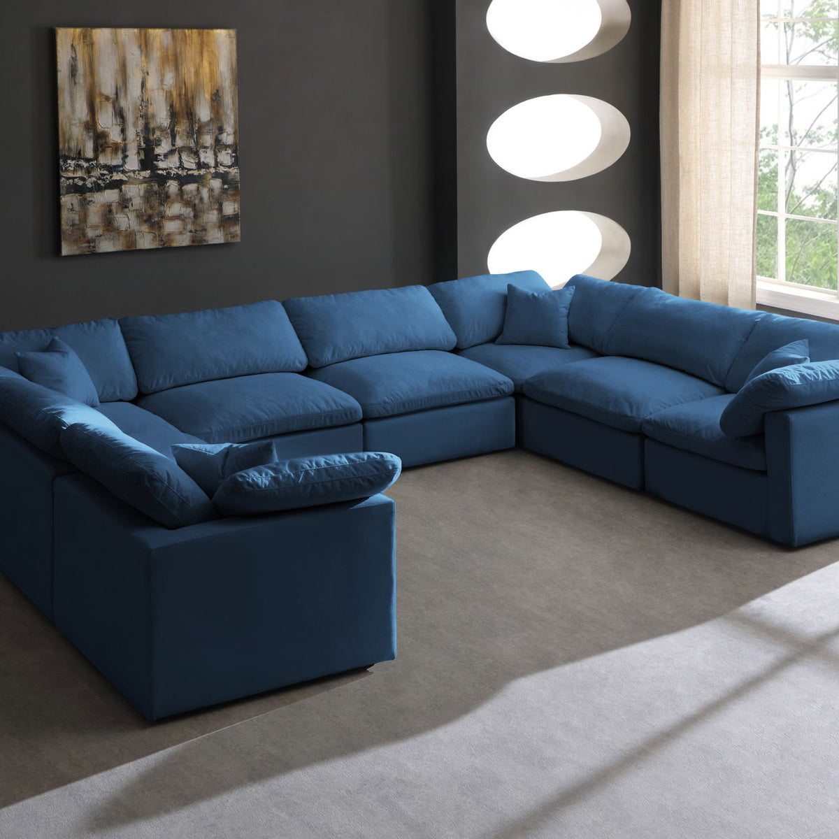 Plush - 8 Piece Modular Sectional