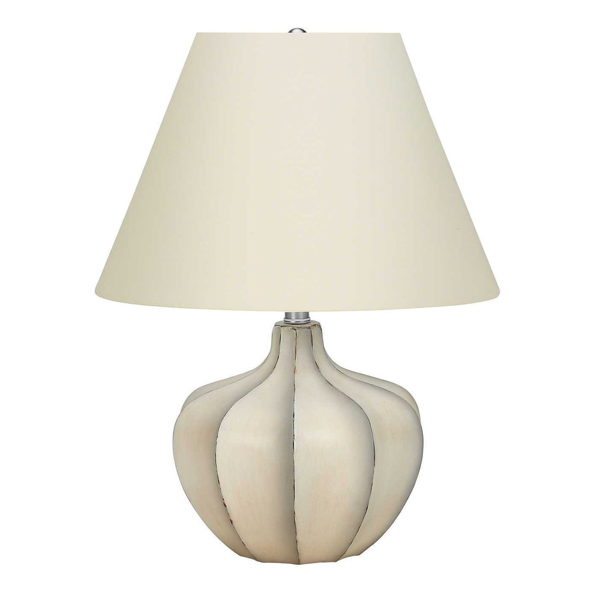 Resin Transitional Lighting, Table Lamp - Cream