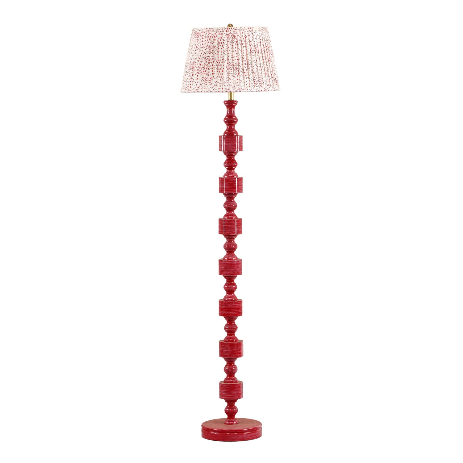 Peggy - Spotted Floor Lamp - Pink