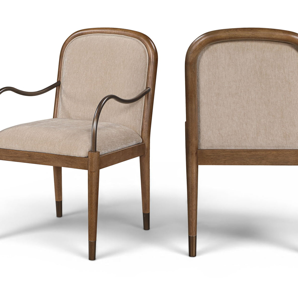 Cambria - Fabric Upholstered Dining Arm Chair