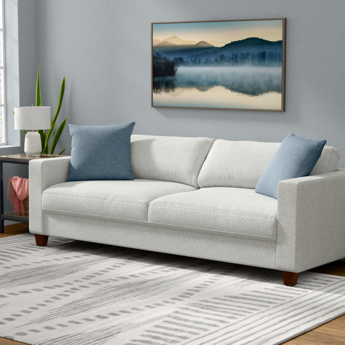 Biana - Pop-Up Sleeper Sofa - White