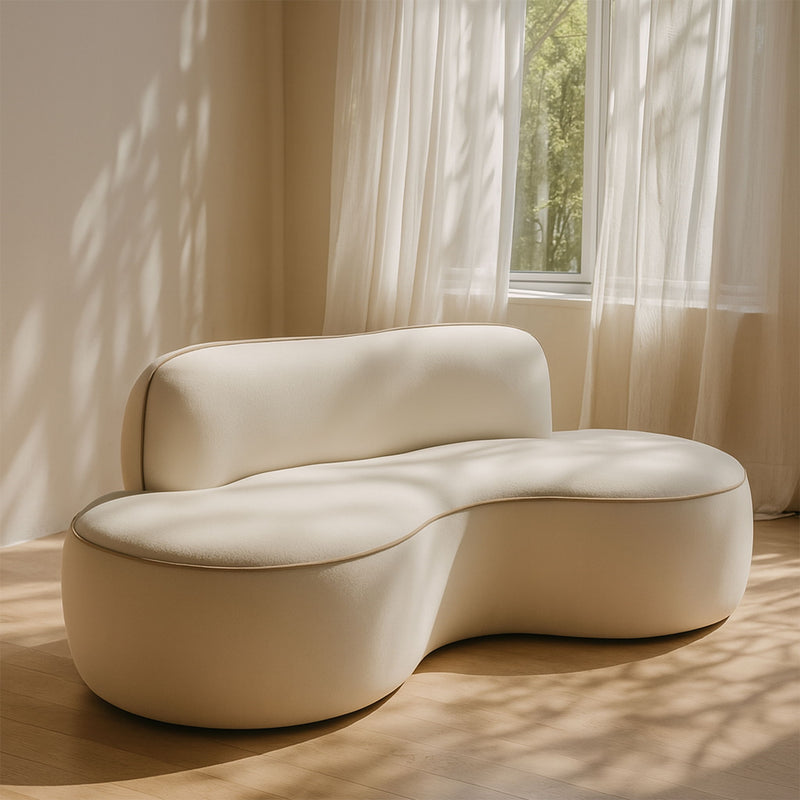 Swerve - Velvet 77" Upholstered Loveseat