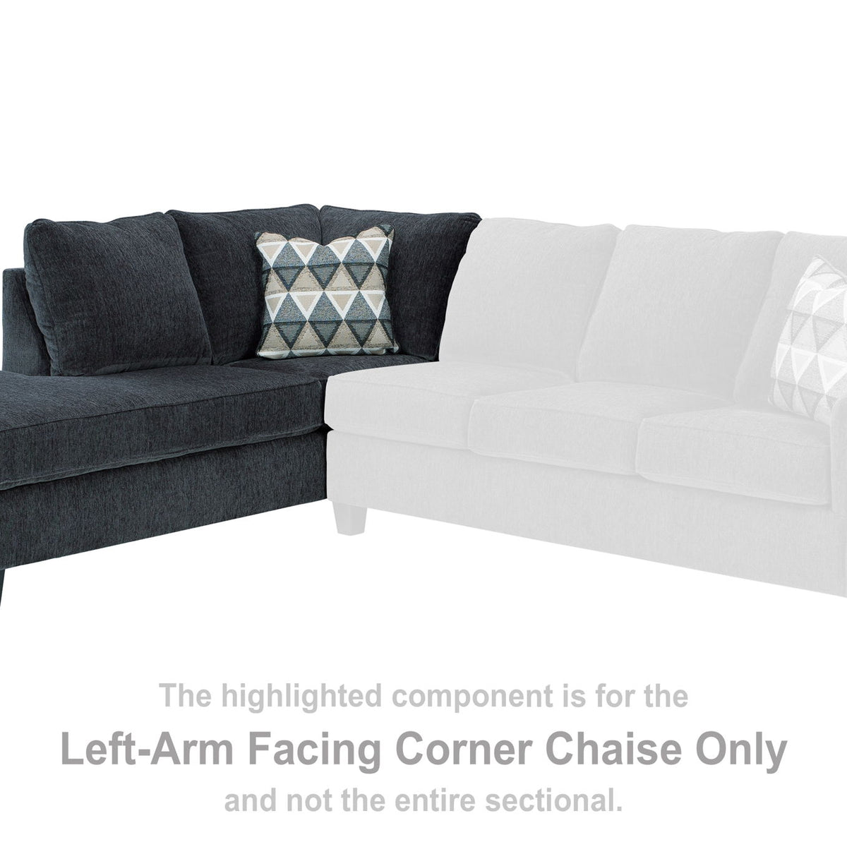Abinger - LAF Corner Chaise - Smoke