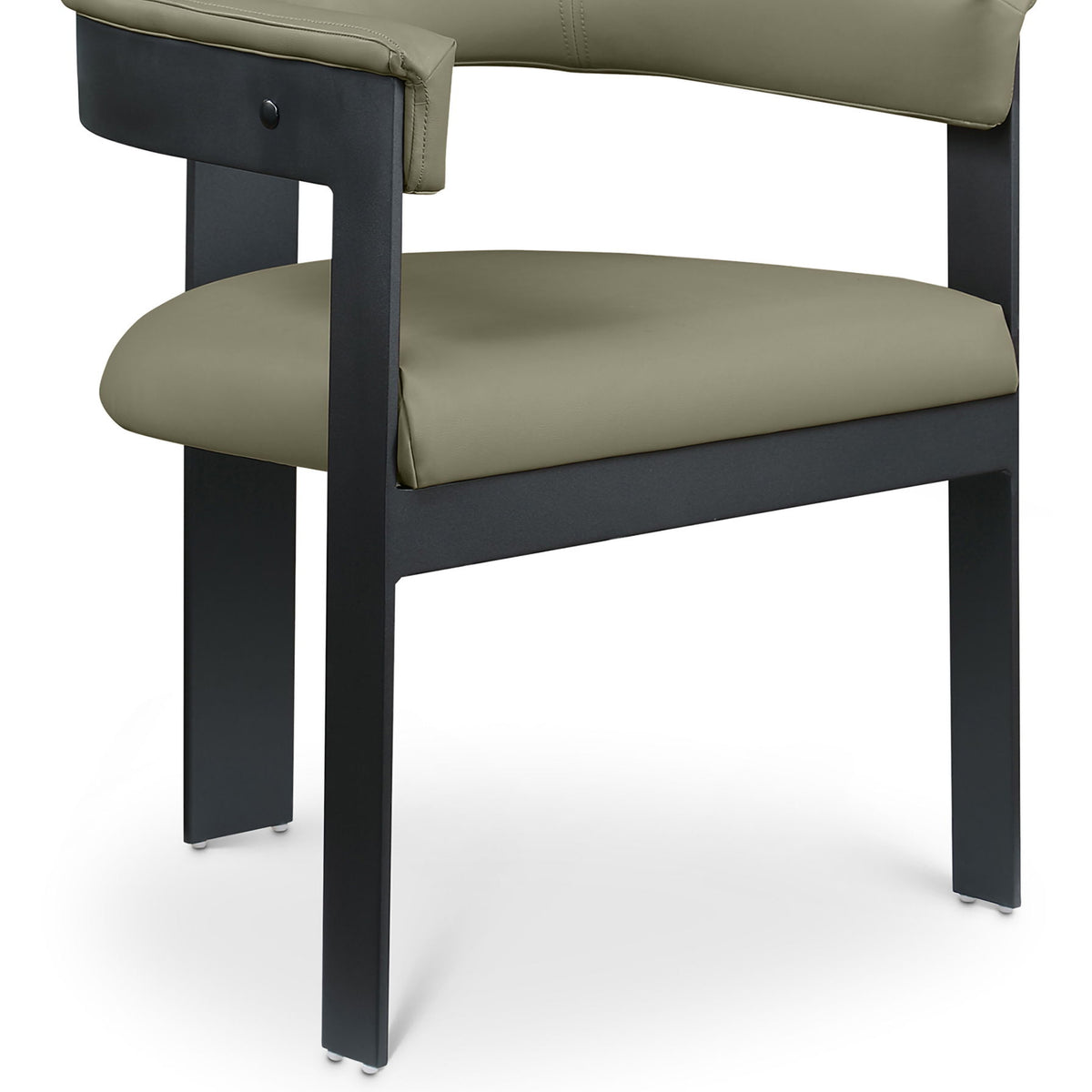 Romeo - Faux Leather Dining Chair With Black Base (Set of 2)