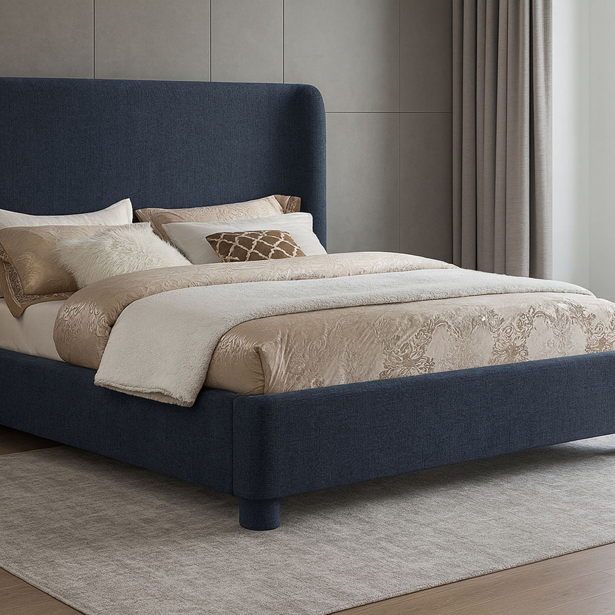 Penny - Chenille Fabric Bed