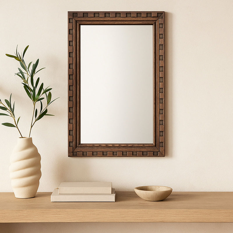 Holland - Mirror Large - Brown